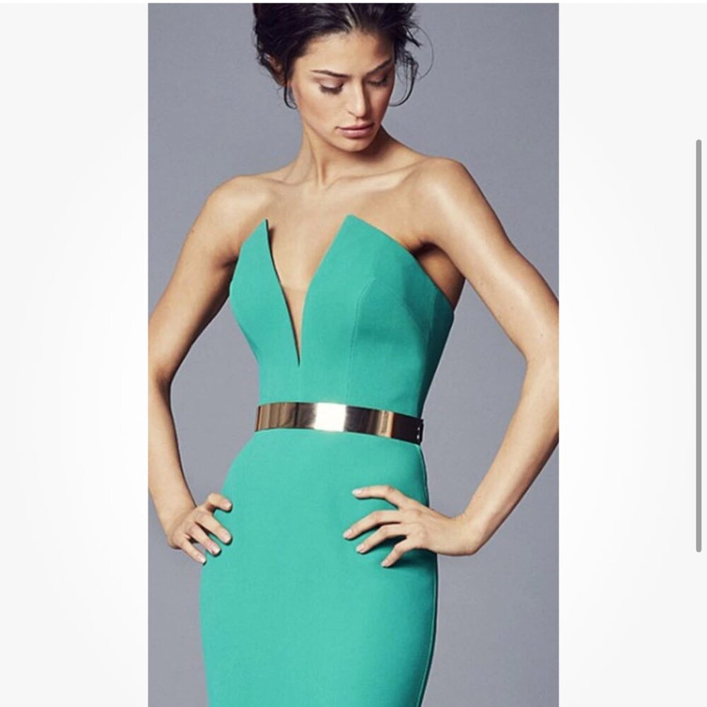 Suzanne Neville 'Clara' Evening Gown – Green | UK Size 12